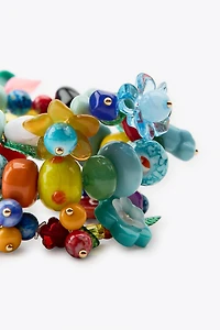MULTICOLOR BEADED BRACELET PACK