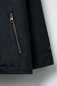 WAXED PARKA WITH POCKETS