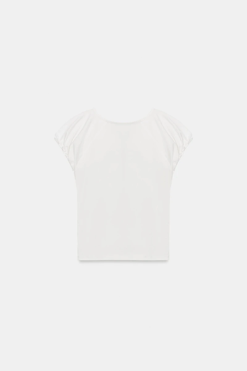 TOP PLIS LACETS