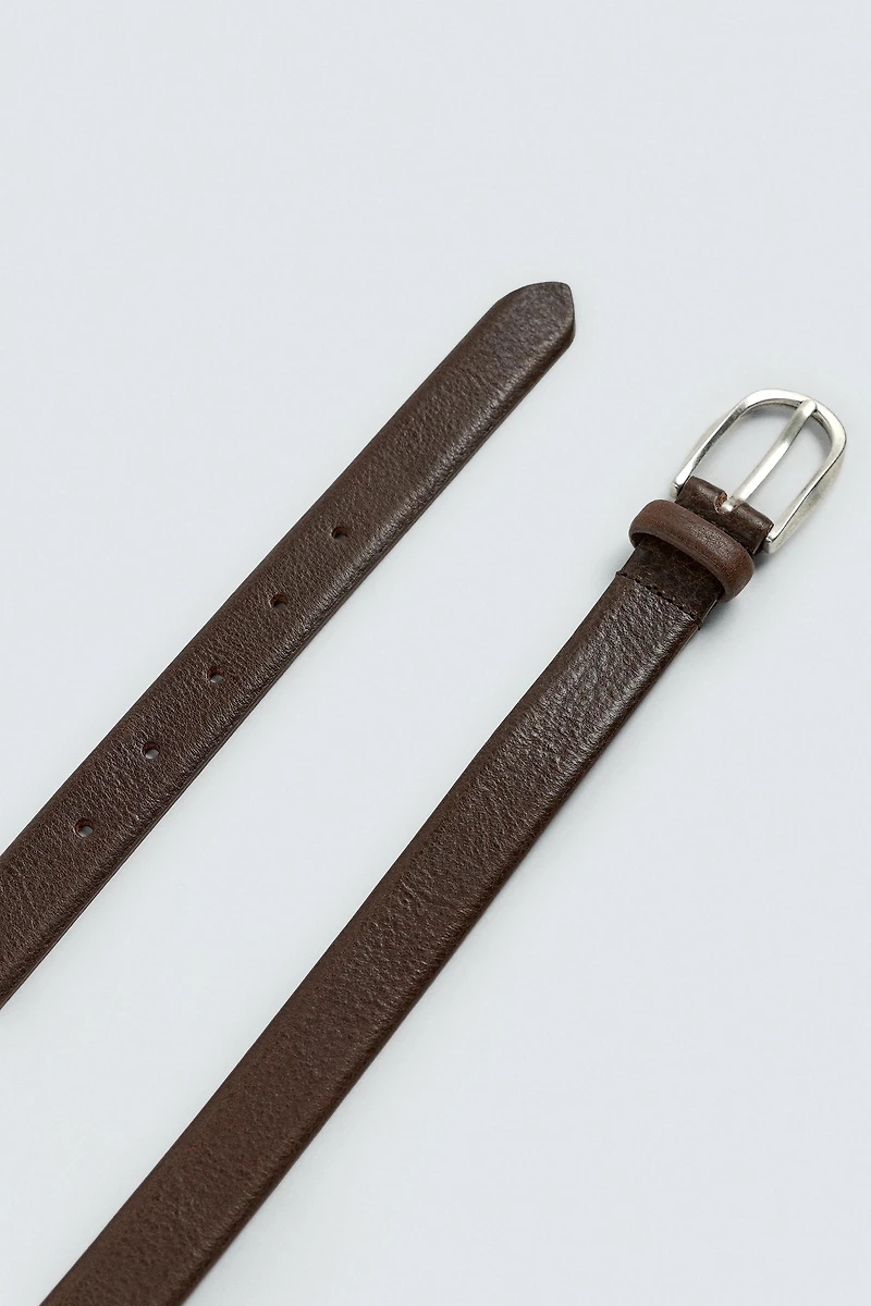 NARROW LEATHER BELT