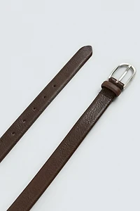 NARROW LEATHER BELT