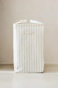 STRIPED LAUNDRY HAMPER