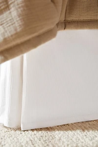 RIBBED BEDSKIRT