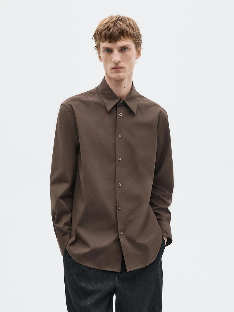 Relaxed fit 100% cotton shirt - LIMITED