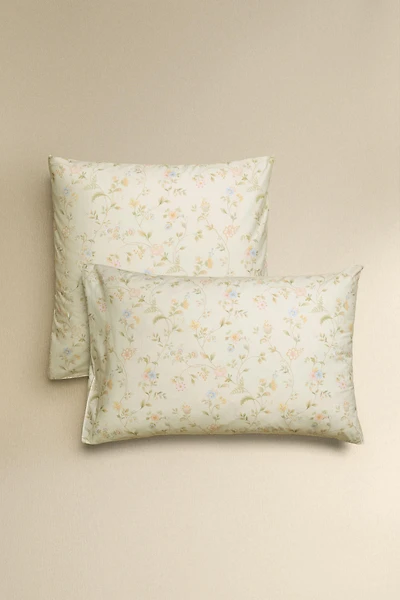 TAIE D’OREILLER IMPRIMÉ FLORAL
