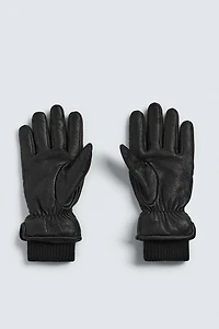 COMBINATION LEATHER GLOVES