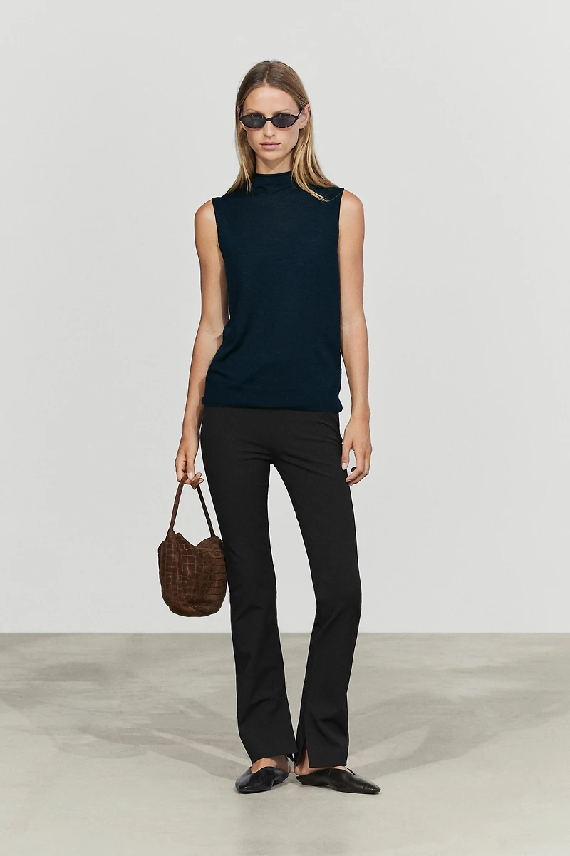 Technical flare fit pants