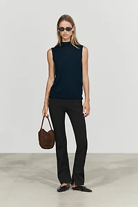 Technical flare fit pants