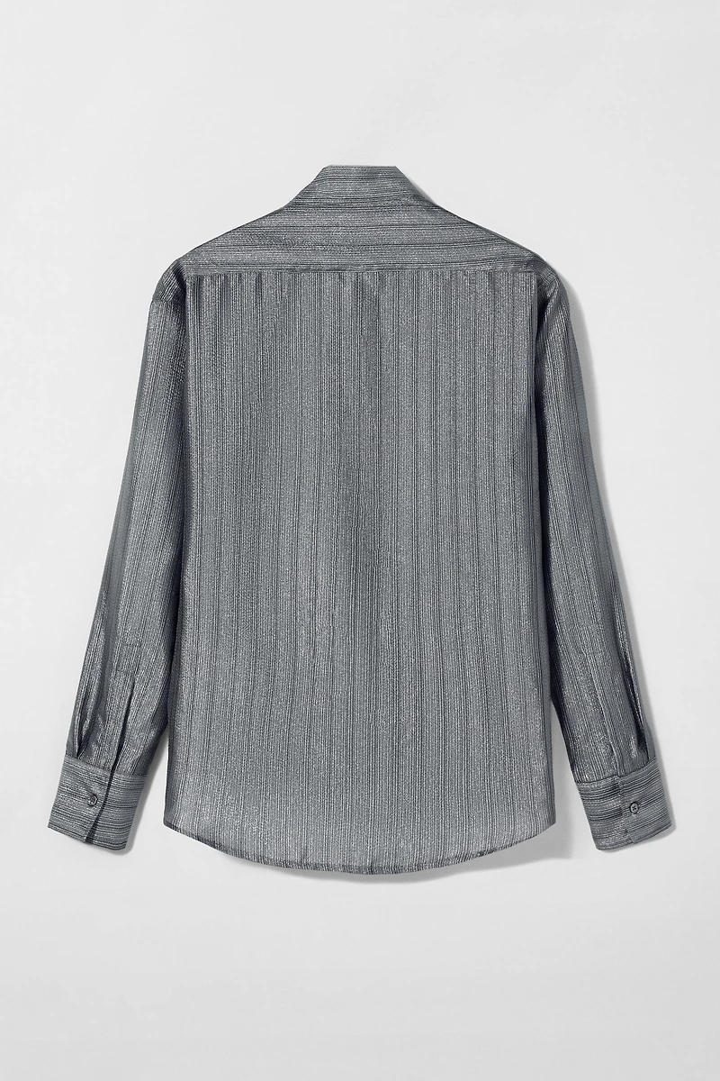 SPARKLY YARN SHIRT BOBBY GILLESPIE X ZARA