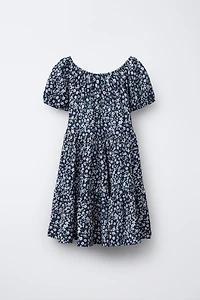 FLORAL PANEL DRESS
