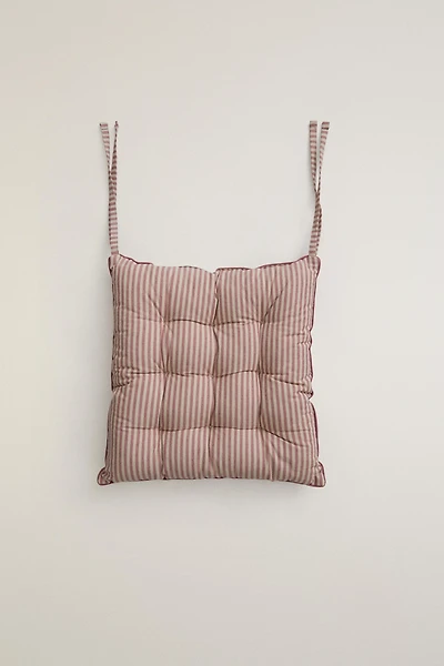 STRIPED SEAT CUSHION
