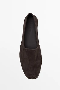 Leather espadrilles