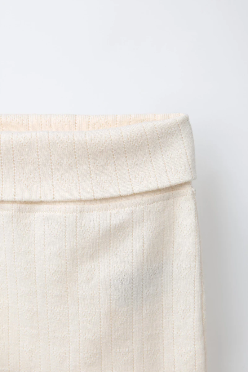 POINTELLE HEART LAYETTE SET AND POUCH