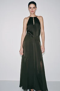 ROBE LONGUE HALTER