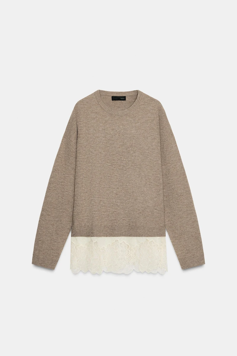 COMBINATION KNIT JUMPER