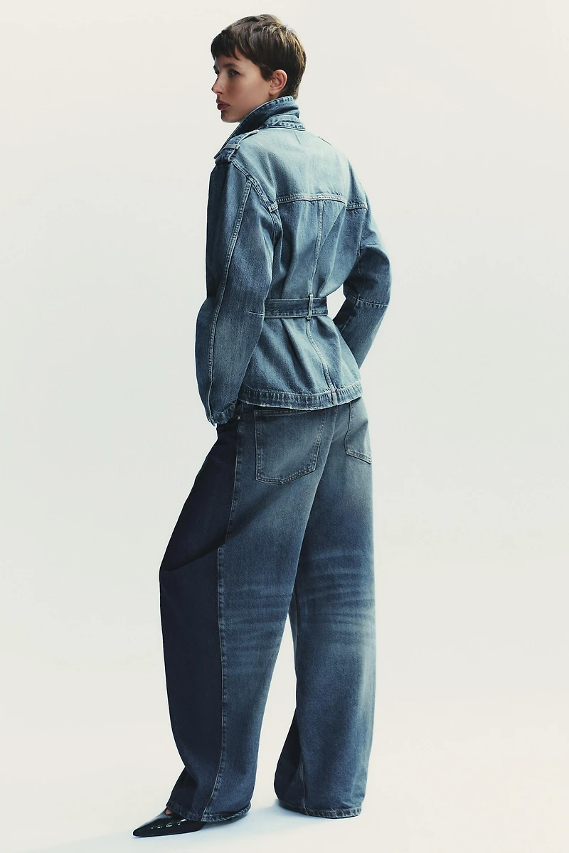 TRF LONG DENIM JACKET