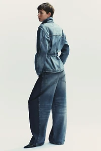 TRF LONG DENIM JACKET