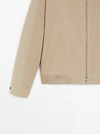 Veste bomber lin