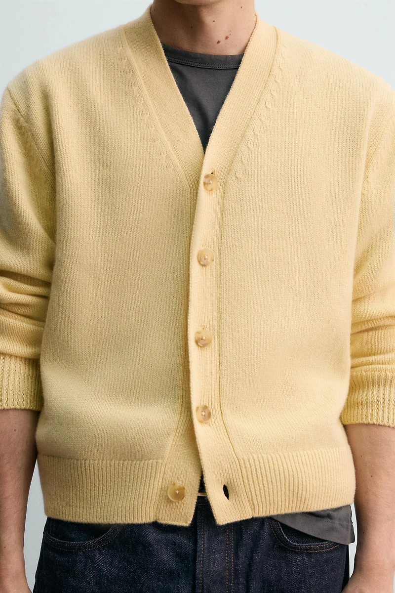 CASHMERE CARDIGAN AARON LEVINE X ZARA