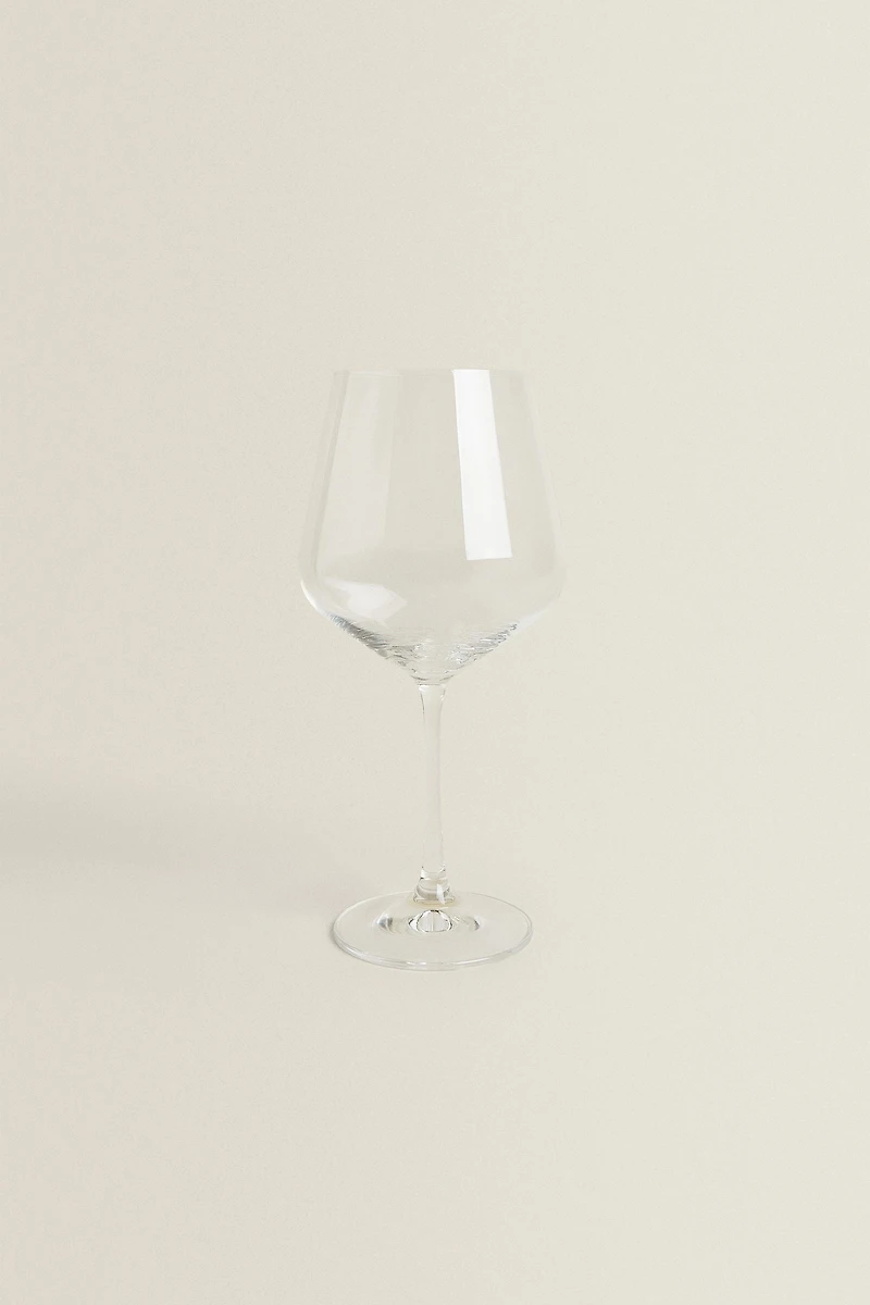 LARGE BOHEMIA CRYSTAL GLASS