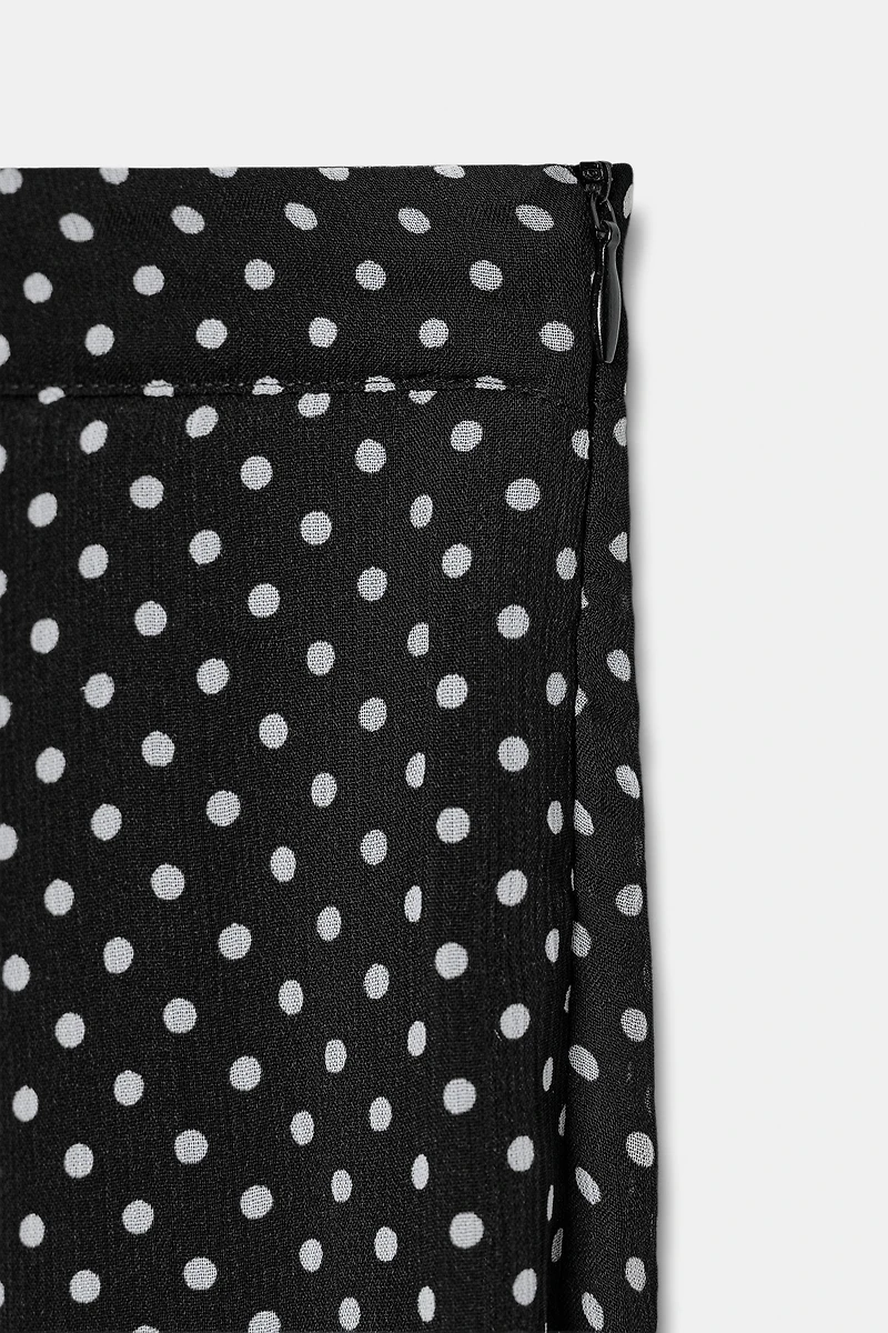 POLKA DOT LONG SKIRT ZW COLLECTION