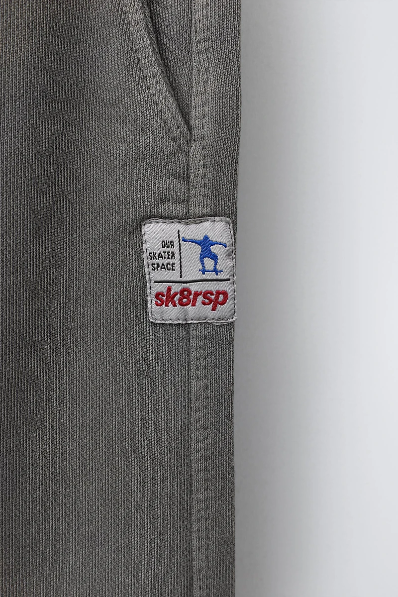 PANTALON JOGGER TEINT EN PIÈCE