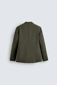 WOOL DOUBLE BREASTED SUIT BLAZER