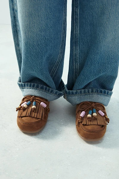 BEADED LOAFERS