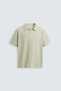 TEXTURED POLO SHIRT