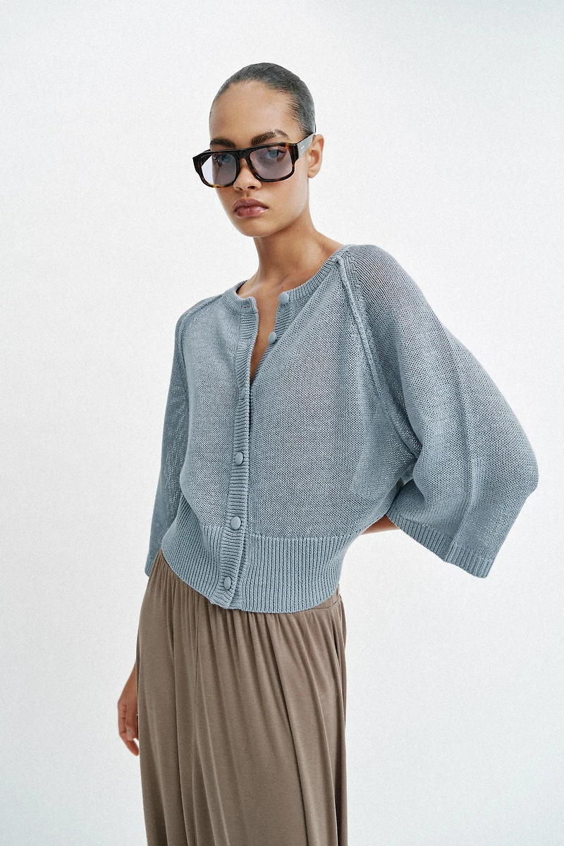 RUSTIC KNIT JACKET