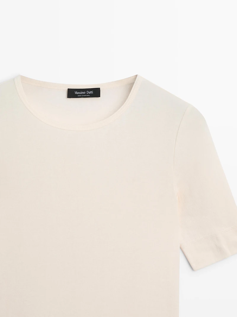 Cotton blend T-shirt