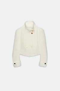 ZW COLLECTION LIMITED EDITION CONTRASTING CROPPED JACKET