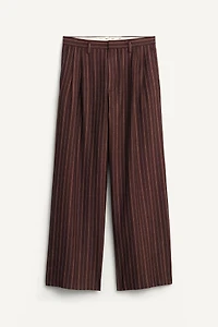 LIMITED EDITION STRIPED WIDE FIT PANTS