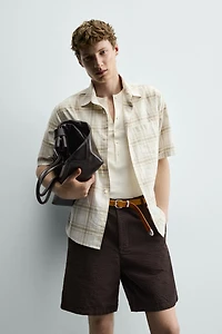 BERMUDA REGULAR FIT SEERSUCKER