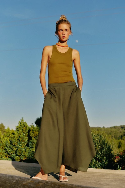 JUPE-CULOTTE ASYMÉTRIQUE