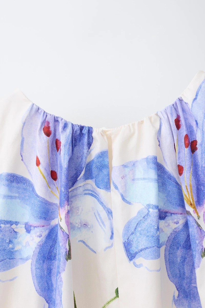 FLORAL PRINT DRESS