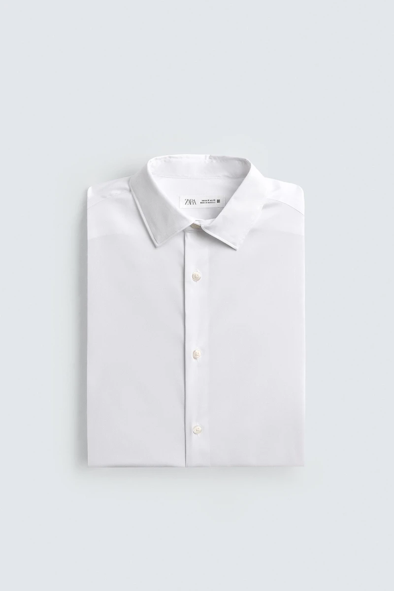 CHEMISE SLIM FIT BOUTONS DE MANCHETTE