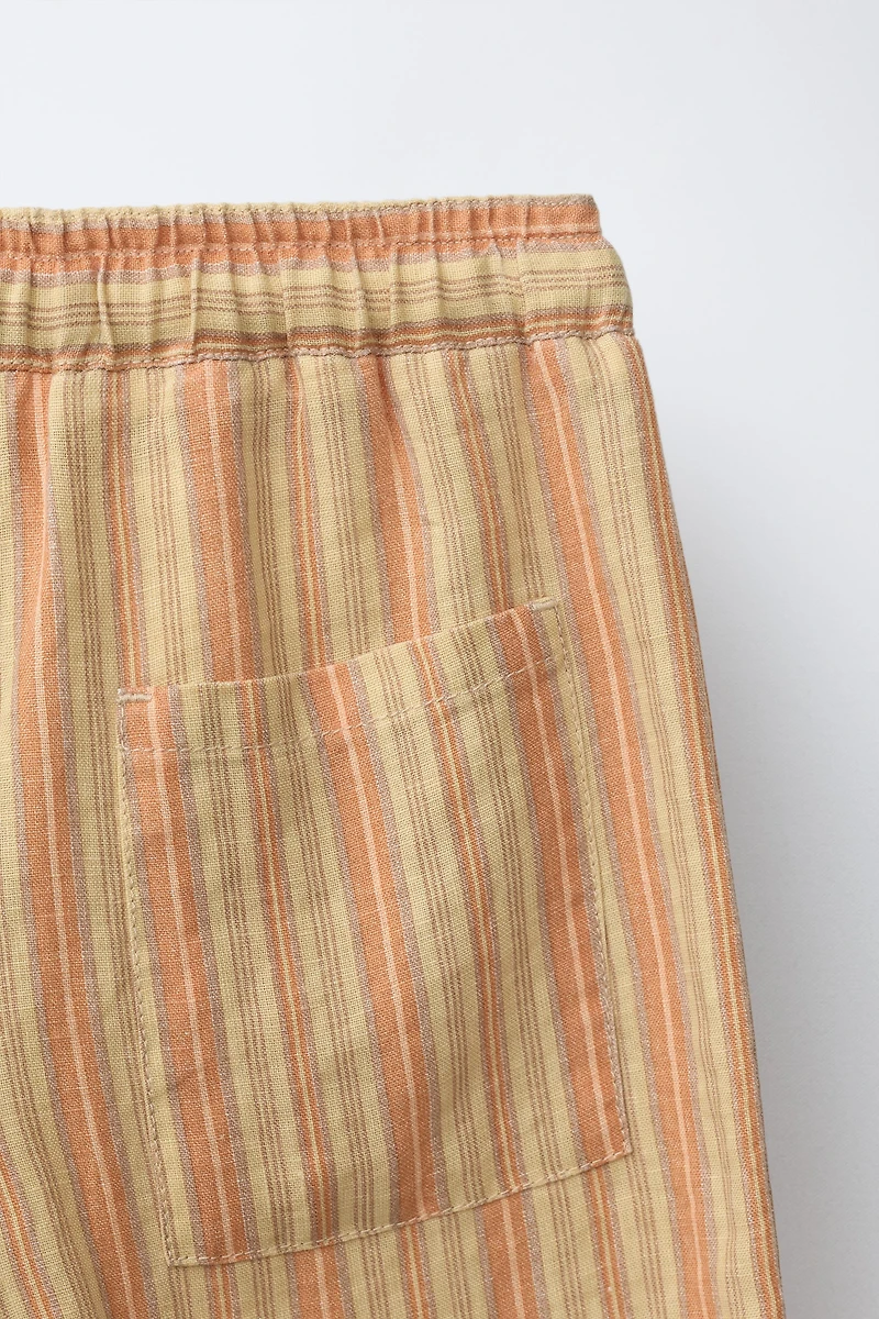 PANTALON RELAXED À RAYURES
