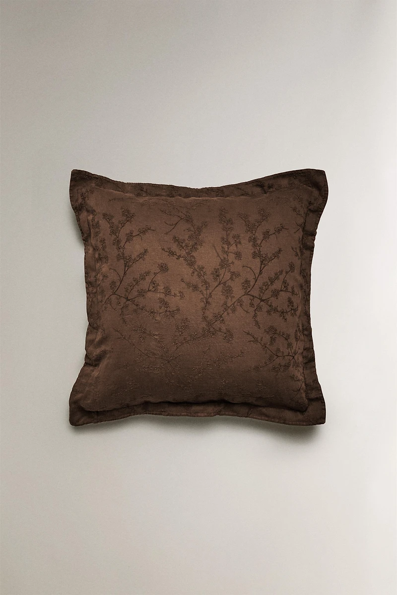 TAIE D'OREILLER COTON ET LIN