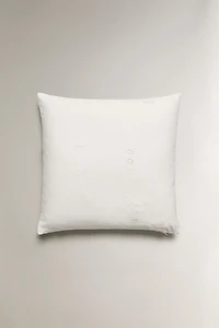 EMBROIDERED LINEN PILLOW