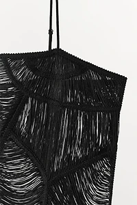 ROBE COURTE À FRANGES