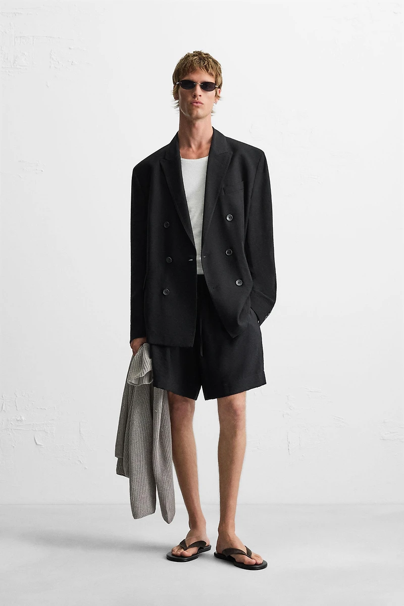RELAXED FIT FLUID BLAZER