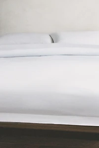 HEMSTITCHED SATEEN DUVET COVER