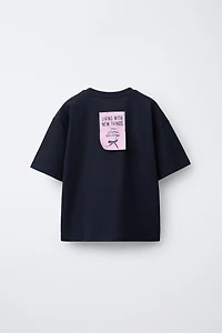 BOW PRINT T-SHIRT