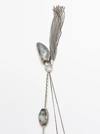 Contrast ceramic necklace