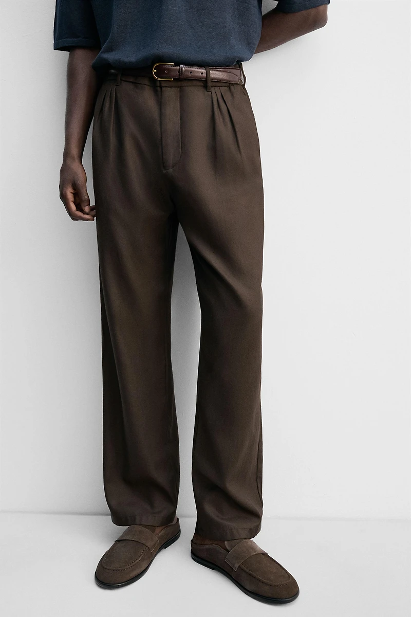 LEATHER MULE LOAFERS