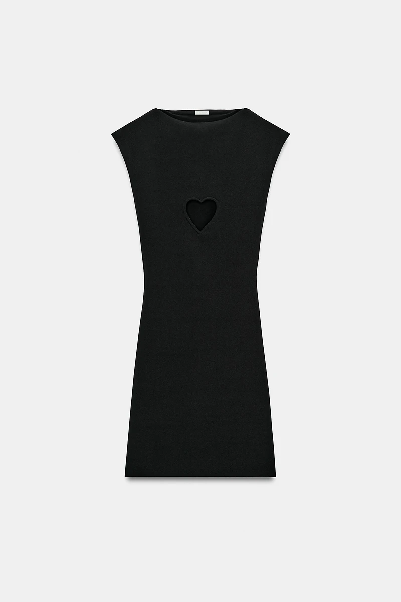 STRETCH KNIT CUT OUT DRESS