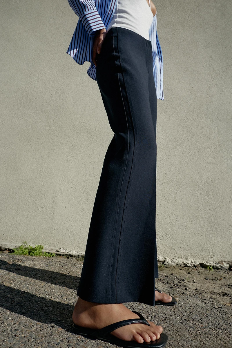 FLARE PANTS WITH SIDE SEAMS
