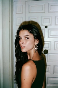 CONTRASTING SHORT DRESS