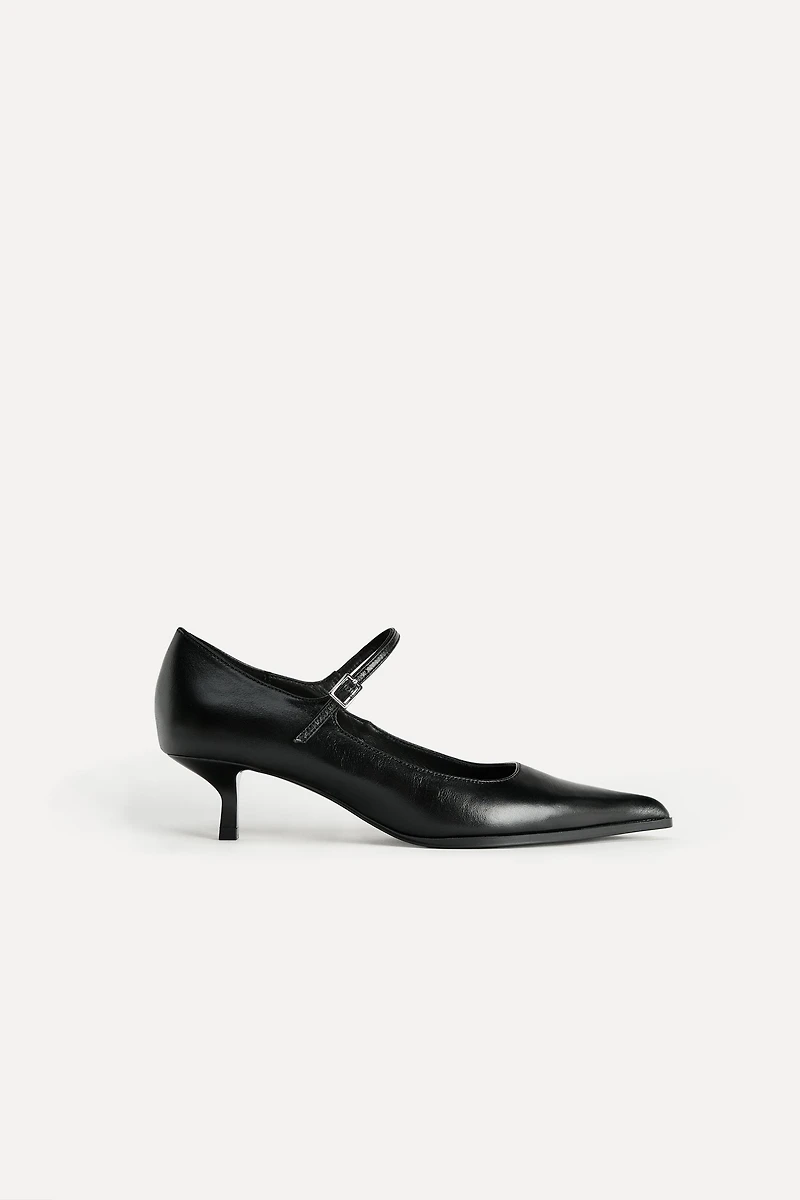 POINTY LEATHER SHOES 50TH ANNIVERSARY